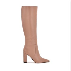 Nine West Beige Heeled Boots